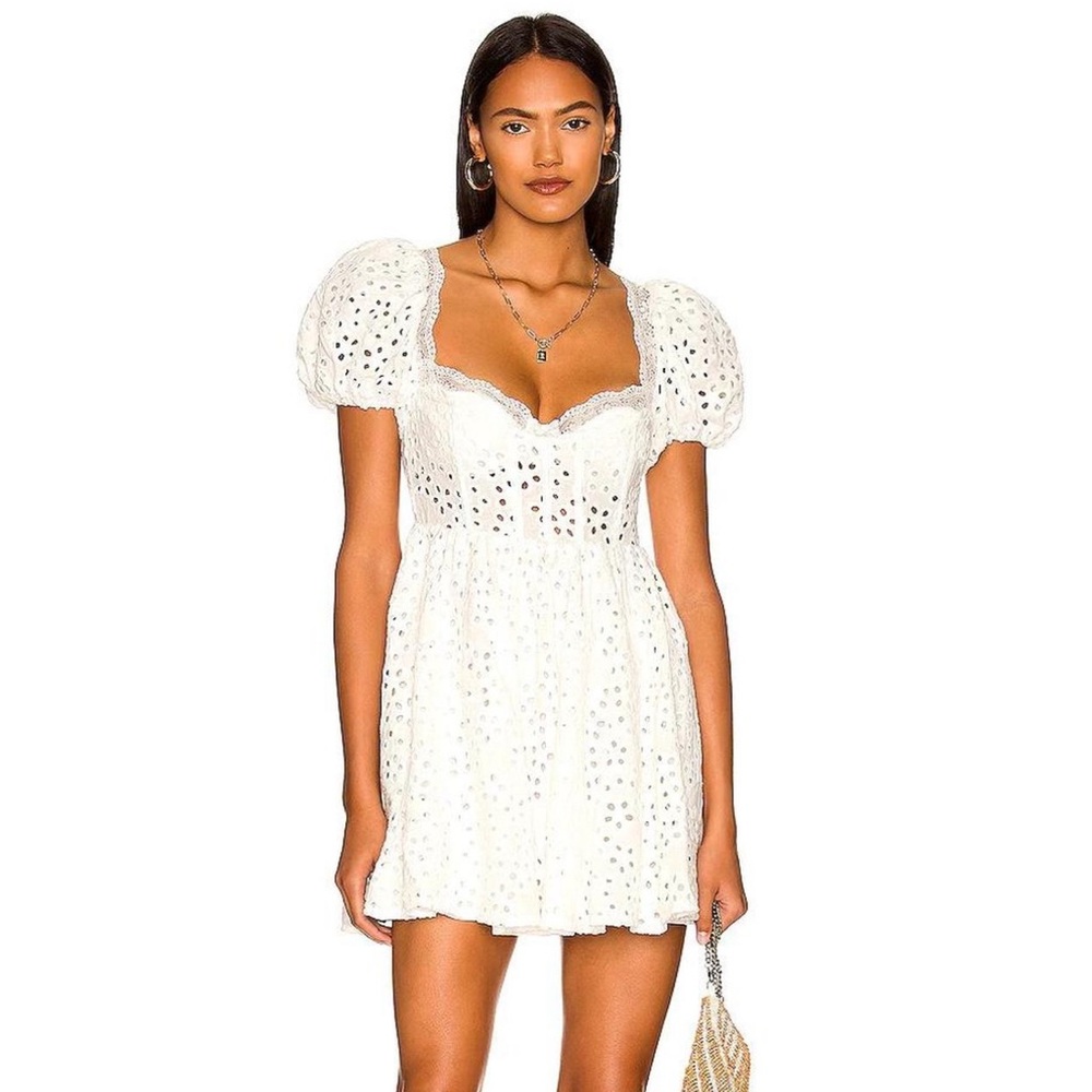 White lace for love and lemons dress